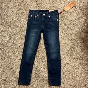 True religion girls size 6 skinny jeans.